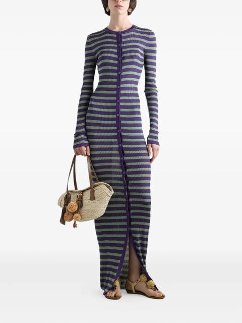 Dolce & Gabbana striped knitted dress - Green - zdjęcie produktu nr 2