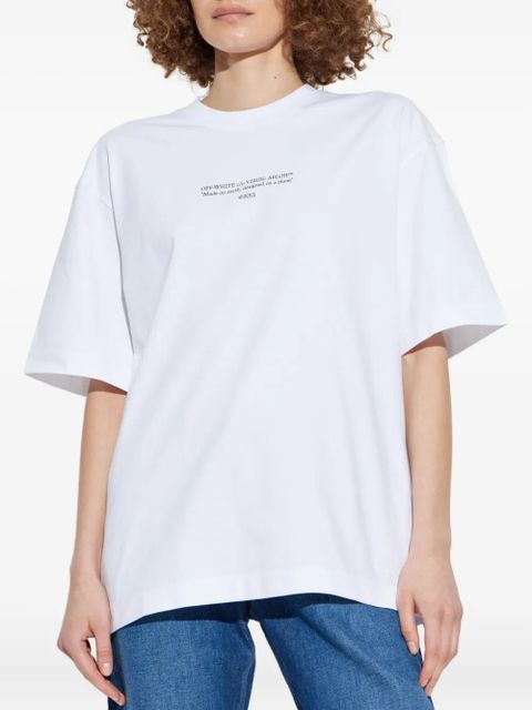 Off-White short-sleeve cotton t-shirt
