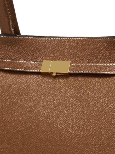 DeMellier New York grain leather tote bag - Brown