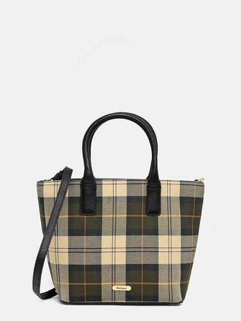 Barbour torebka kolor żółty LBA0506 - zdjęcie produktu nr 1