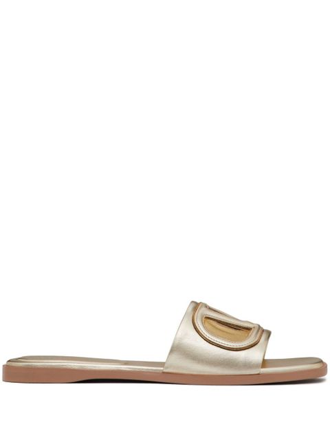 Valentino Garavani VLogo cut-out sandals - Gold - zdjęcie produktu nr 1