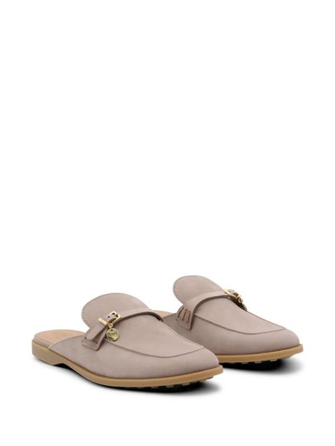 Tod's logo-plaque mules - Neutrals - zdjęcie produktu nr 2
