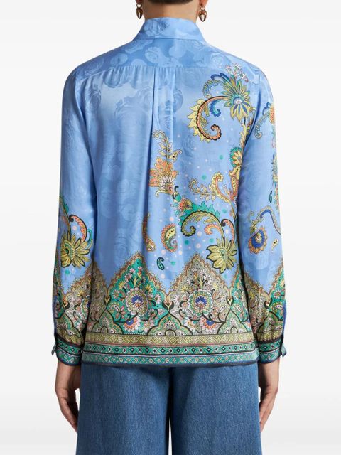 ETRO paisley-print shirt - Blue