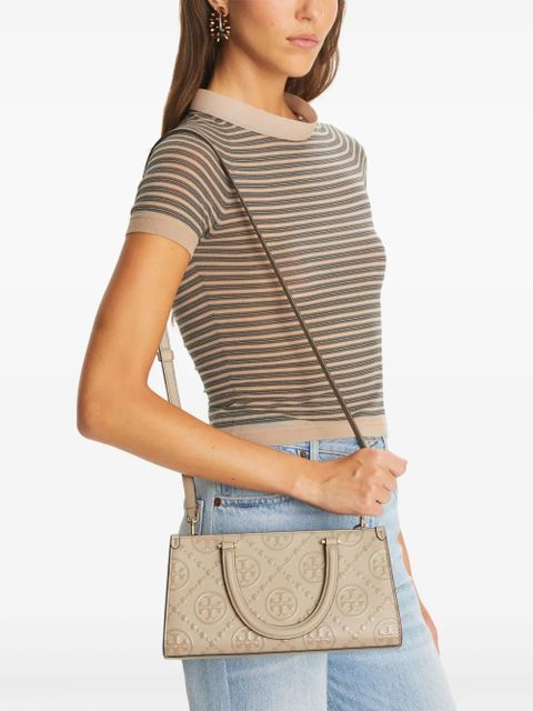 Tory Burch small T Monogram tote bag - Neutrals