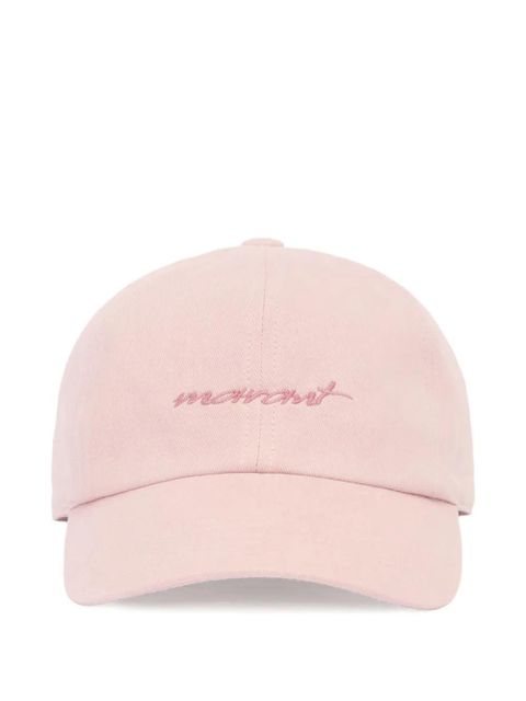 ISABEL MARANT Tomas embroidered cap - Pink - zdjęcie produktu nr 1