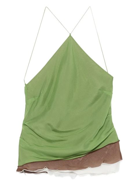 SIR. Danica layered top - Green - zdjęcie produktu nr 1