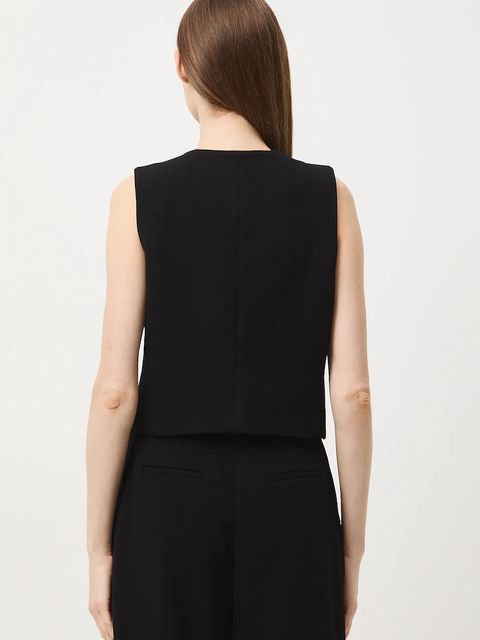 Medicine kamizelka damska kolor czarny jednorzędowa - zdjęcie produktu nr 2