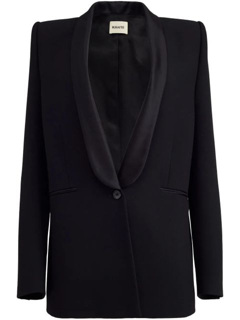 KHAITE The Helio shawl-lapels blazer - Black - zdjęcie produktu nr 1