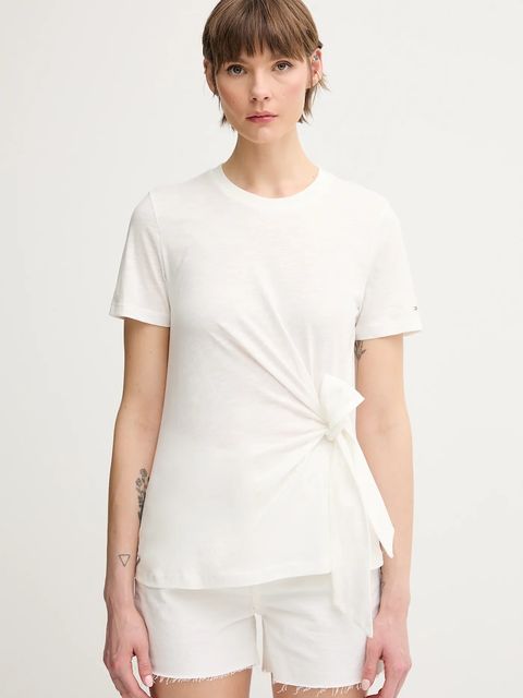 Tommy Hilfiger t-shirt bawełniany - zdjęcie produktu nr 2