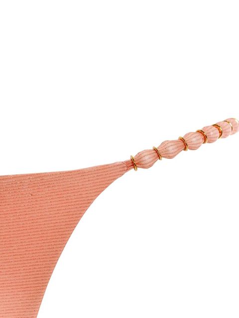 Agua By Agua Bendita beaded-strap bikini - Pink