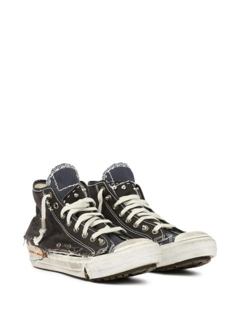Maison Margiela distressed high-top sneakers - Black - zdjęcie produktu nr 2