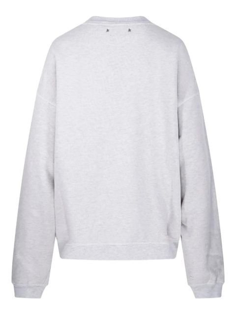 Golden Goose lettering-appliquéd sweatshirt - Grey