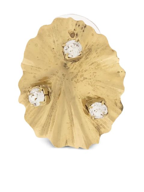 Ulla Johnson ruffled-design earrings - Gold