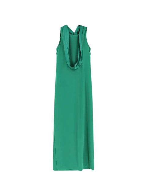 Max Mara plunging back side-slit dress - Green - zdjęcie produktu nr 2