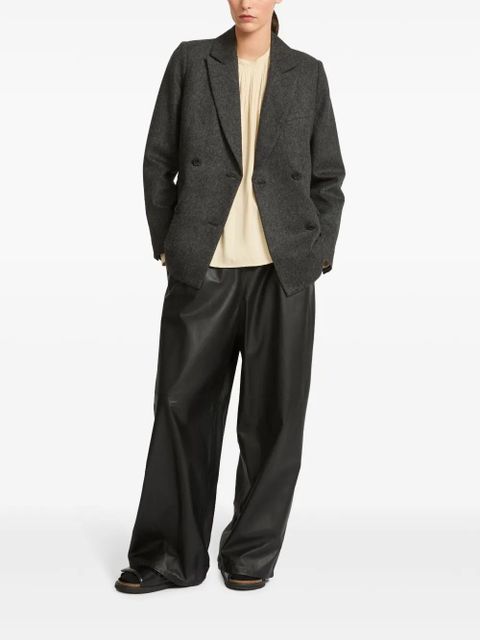 Yves Salomon double breasted blazer - Grey - zdjęcie produktu nr 2