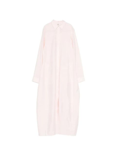 TOTEME Parachute long-sleeve shirt dress - Pink - zdjęcie produktu nr 1