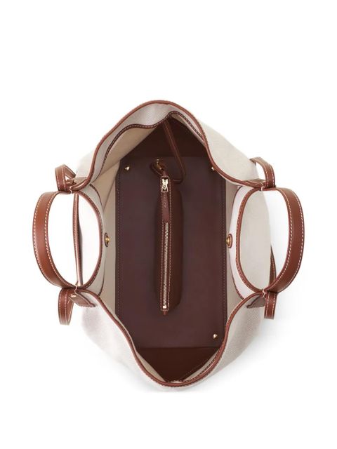 Lanvin panelled tote bag - Neutrals