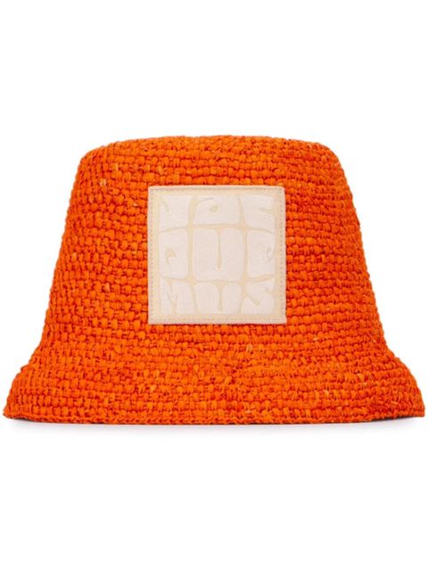 Jacquemus Le Bob Ficiu bucket hat - Orange - zdjęcie produktu nr 1