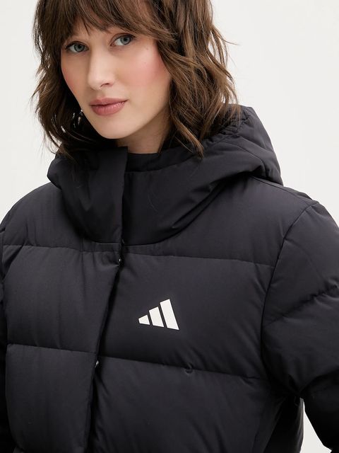 adidas kurtka puchowa Helionic kolor czarny zimowa JN2086
