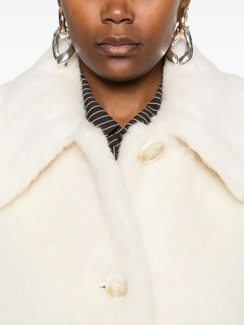 Max Mara short-sleeved pocket jacket - White