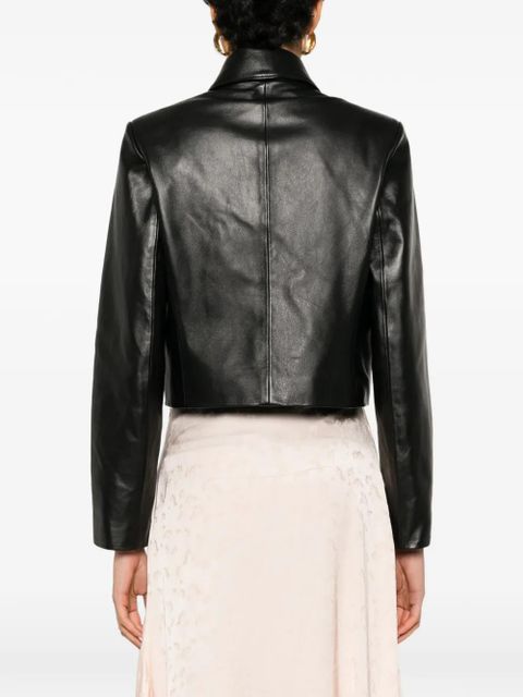 Nour Hammour Bleeker cropped jacket - Black