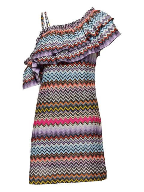 Missoni Zigzag mini dress - Blue - zdjęcie produktu nr 1