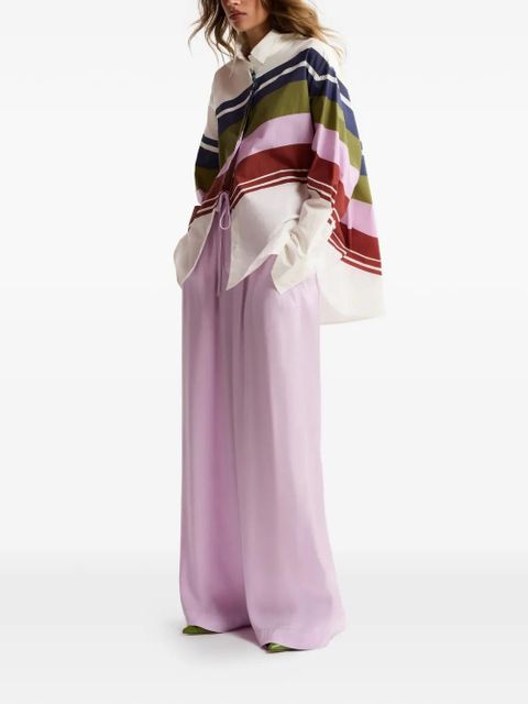 Essentiel Antwerp Joppy stripe-print shirt - White