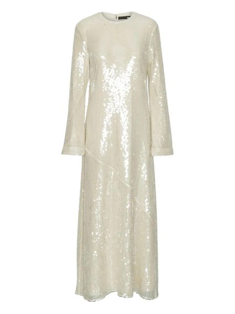 ROTATE BIRGER CHRISTENSEN sequin-embellished maxi dress - White - zdjęcie produktu nr 1