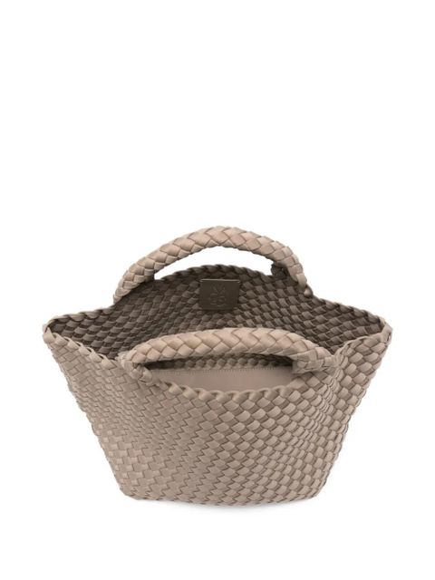 NAGHEDI small St. Barths woven tote bag - Neutrals