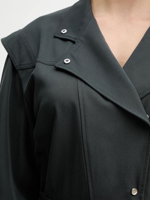 BOSS Orange kombinezon C Darima kolor szary z dekoltem w szpic 50552355