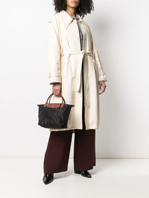 Longchamp small Le Pliage top handle bag - Black