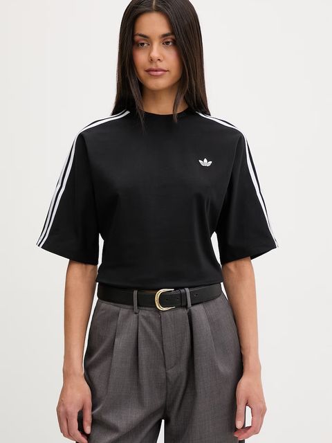 adidas Originals T-shirt damski bawełniany z elastanem - zdjęcie produktu nr 1