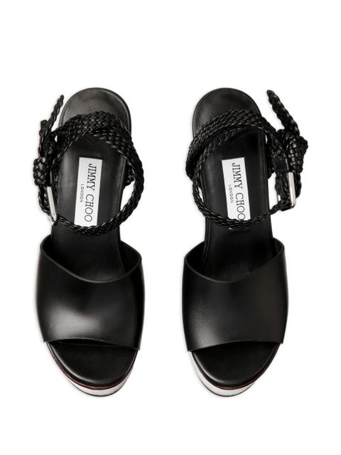 Jimmy Choo Jori braided sandals - Black