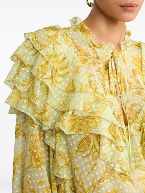 ETRO floral top - Yellow