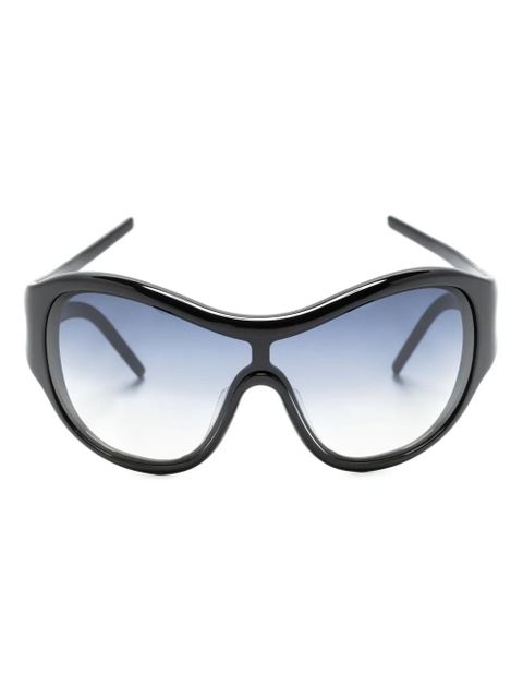 Christopher Esber Uma 98 wraparound-frame sunglasses - Black - zdjęcie produktu nr 2