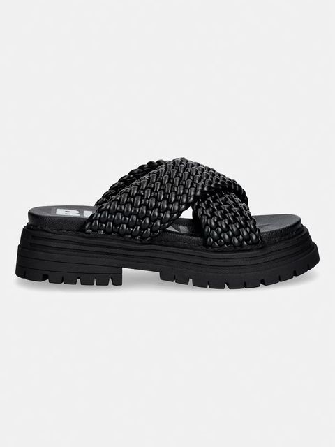 Buffalo klapki na platformie damskie Lennox Cross - zdjęcie produktu nr 1