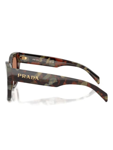 Prada Eyewear cat-eye-frame sunglasses - Brown