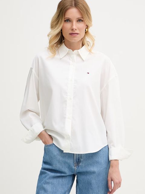 Tommy Hilfiger koszula damska bawełniana - zdjęcie produktu nr 1