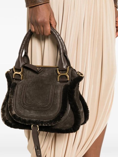 Chloé suede tote bag - Brown - zdjęcie produktu nr 2