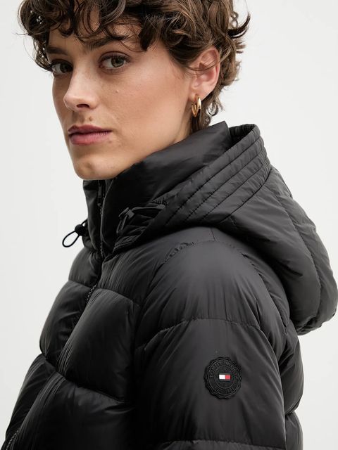 Tommy Hilfiger kurtka puchowa kolor czarny zimowa WW0WW43581
