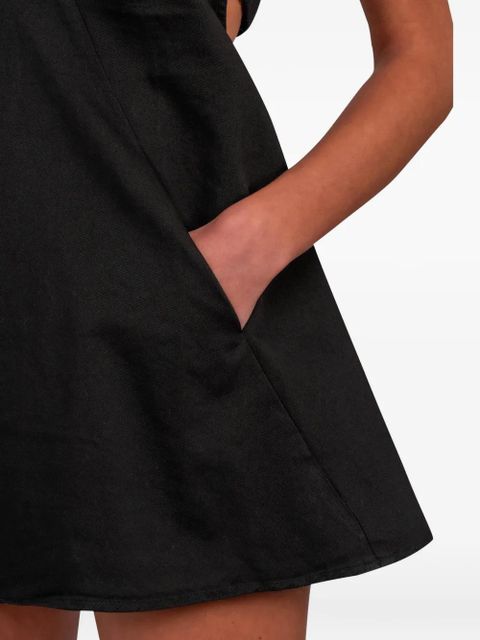 Gimaguas Iris halter-neck mini dress - Black