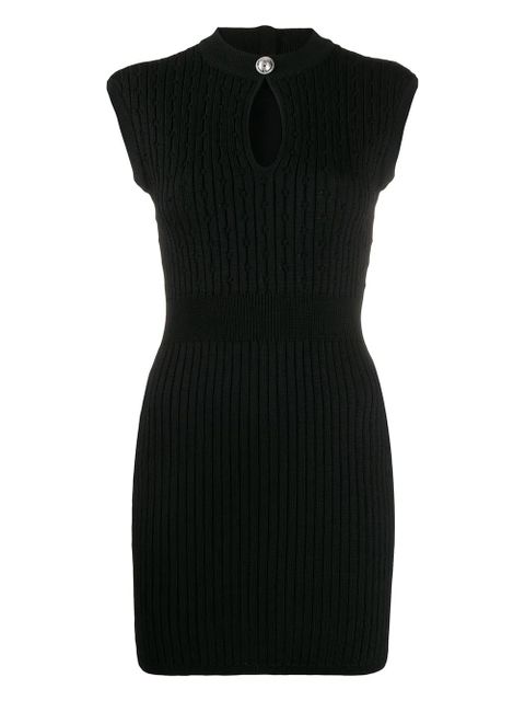 Balmain fitted knitted dress - Black - zdjęcie produktu nr 1