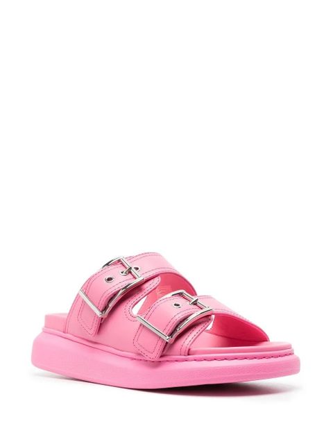 Alexander McQueen 50mm double-buckle sandals - Pink - zdjęcie produktu nr 2