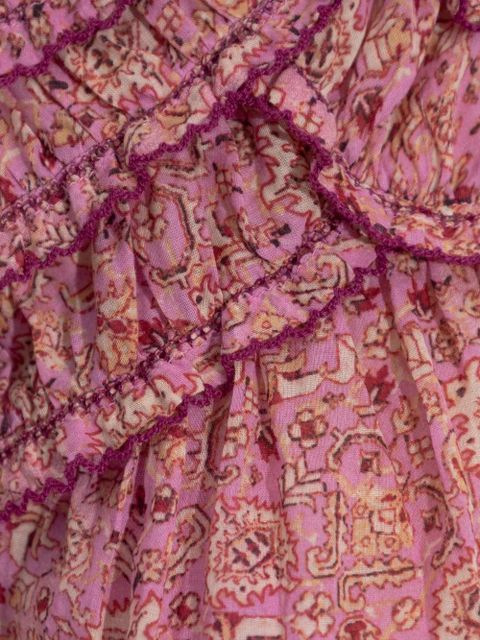 MARANT ÉTOILE floral-print midi dress - Pink