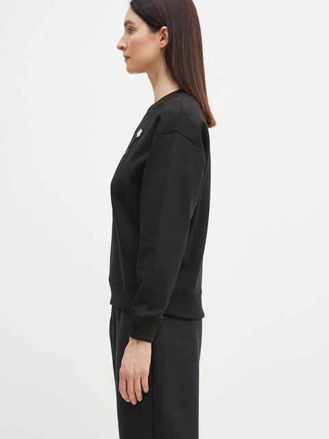 Kenzo bluza bawełniana damska kolor czarny z aplikacją FF52SW1744MF.99J