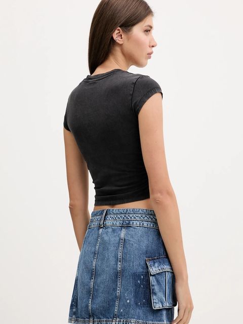 Guess Originals t-shirt VINTAGE damski kolor czarny W5YI43 J1314