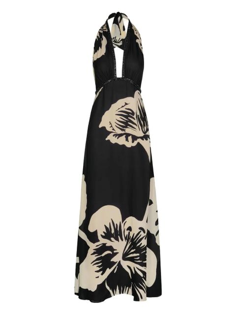 Johanna Ortiz Old Garden halterneck dress - Black - zdjęcie produktu nr 1