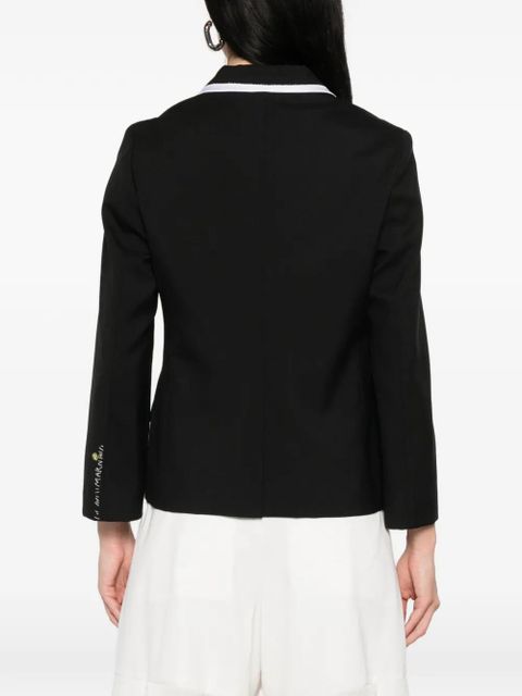 Marni long sleeve wool jacket - Grey
