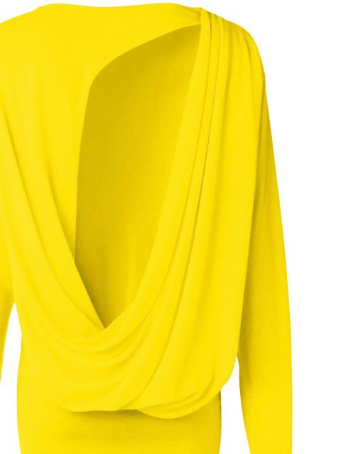 Jacquemus long-sleeved cutout mini dress - Yellow