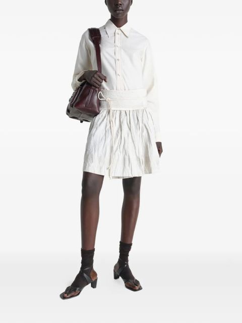 LEMAIRE crinkled wrap skirt - Neutrals - zdjęcie produktu nr 2